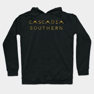 Cascadia Southern Logo - Gold Hoodie